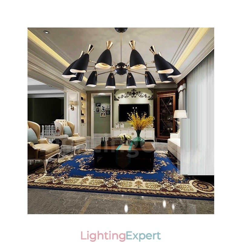 12 Light Chandelier Modern Contemporary Style Light