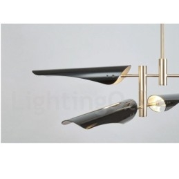Modern Contemporary 4 Tier 8 Light Chandelier