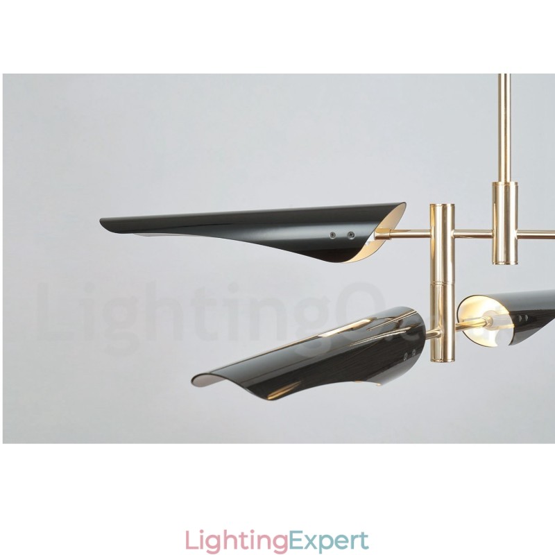 Modern Contemporary 4 Tier 8 Light Chandelier