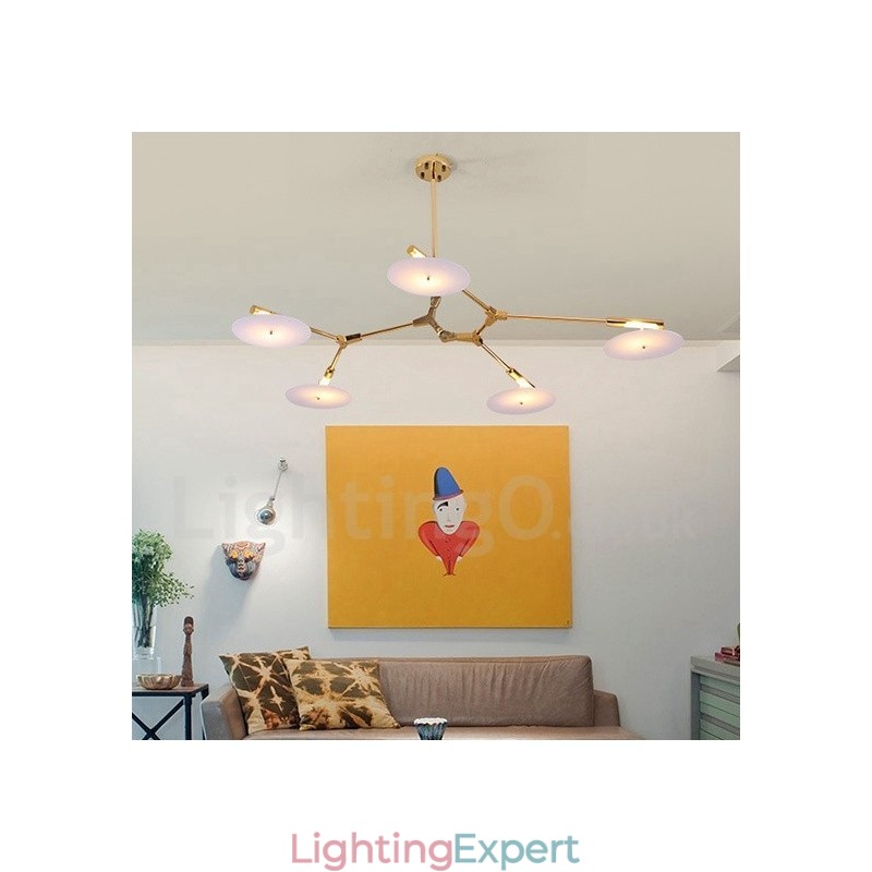 5 Light Modern Contemporary Chandelier Lamp