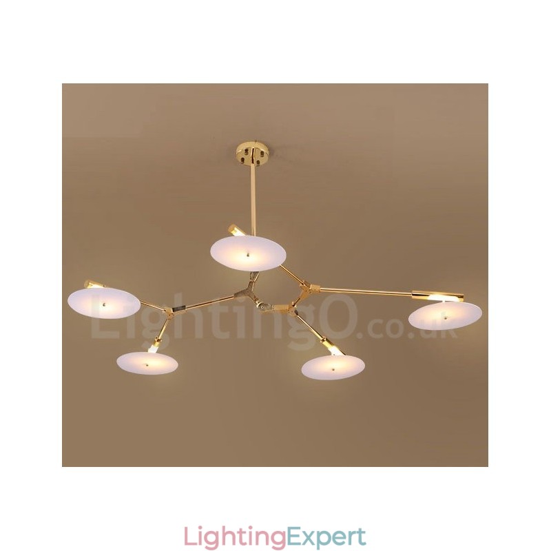 5 Light Modern Contemporary Chandelier Lamp