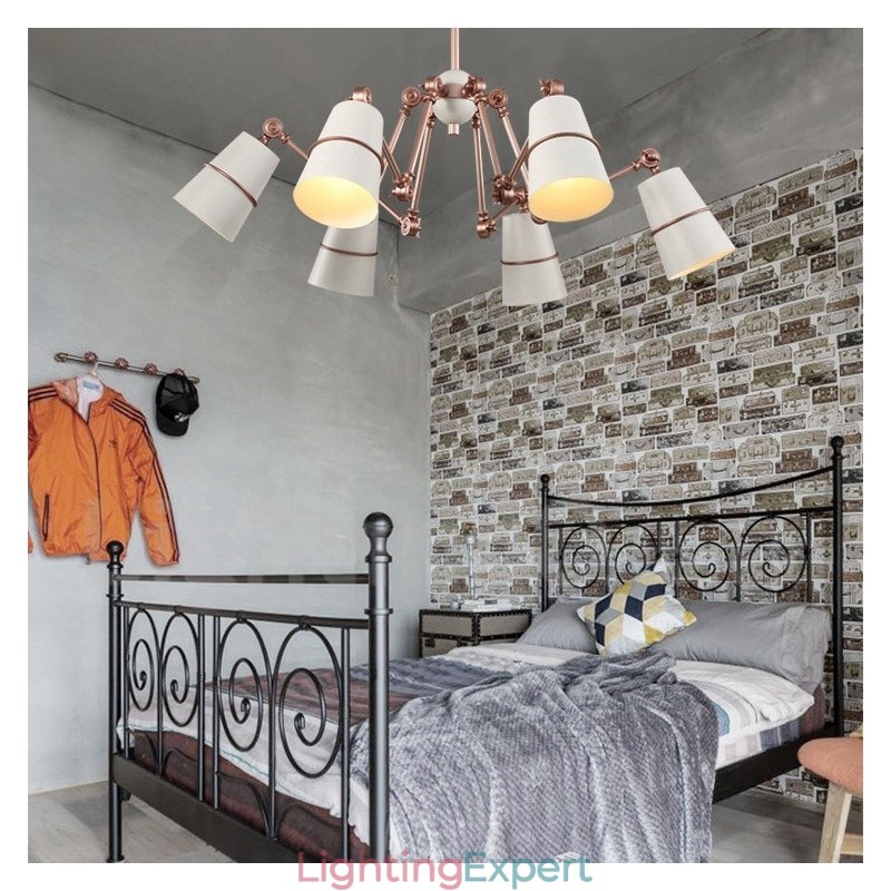 6 Light Chandelier Lamp with Modern Contemporary Style Light