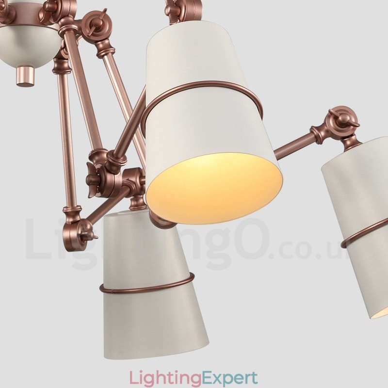 6 Light Chandelier Lamp with Modern Contemporary Style Light