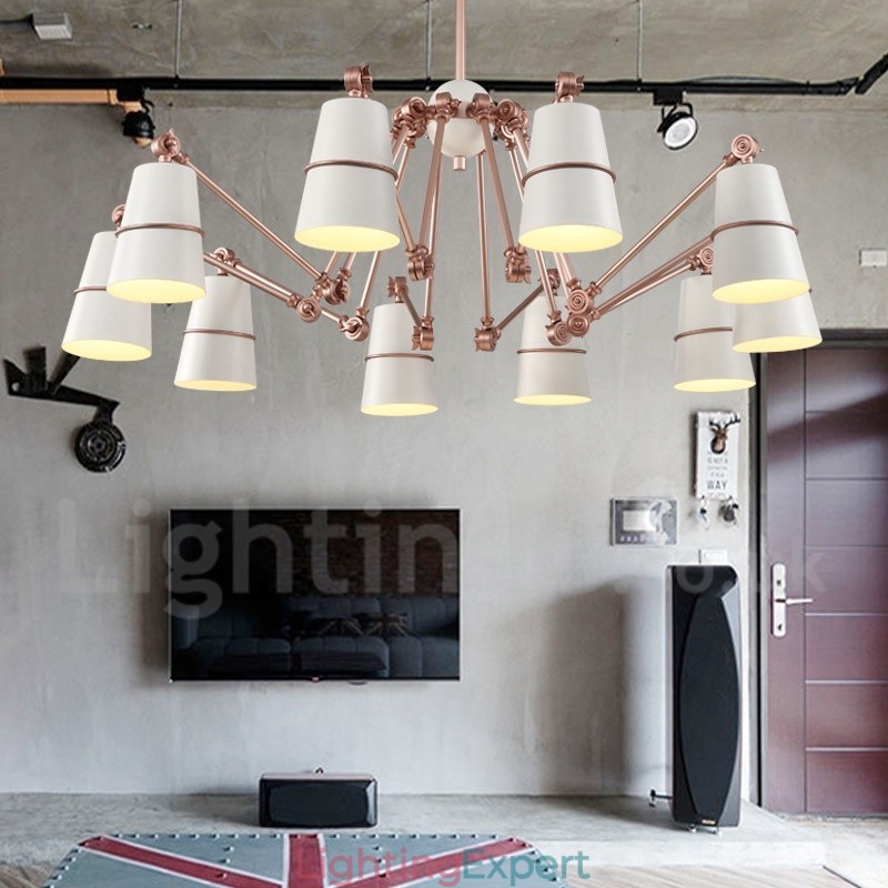 10 Light Chandelier Lamp with Modern Contemporary Style Light