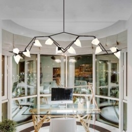 Modern Contemporary 8 Light Chandelier Lamp Light