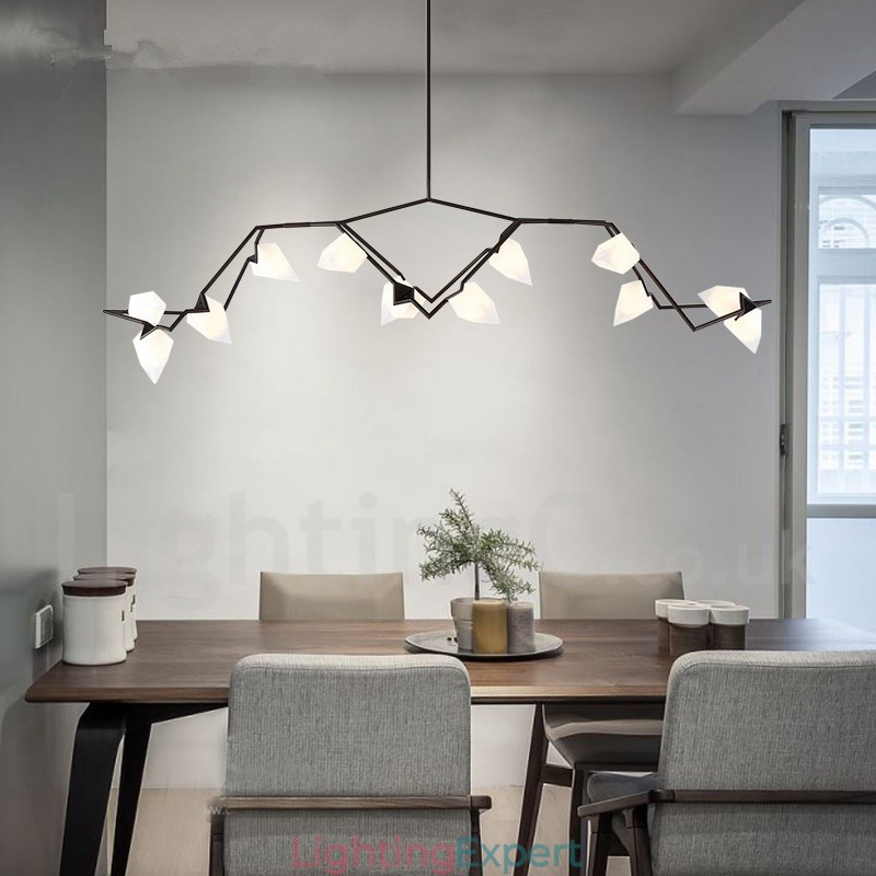 Modern Contemporary 8 Light Chandelier Lamp Light