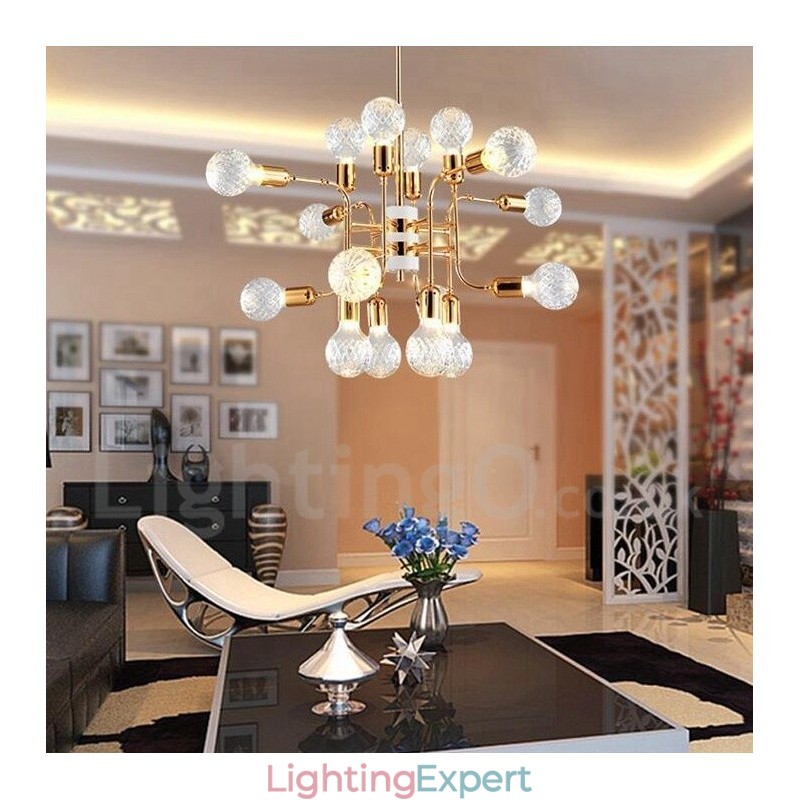 4 Tier Modern Contemporary 16 Light Chandelier Lamp Light