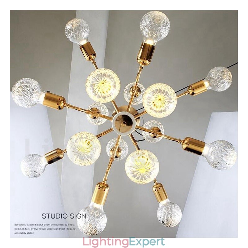4 Tier Modern Contemporary 16 Light Chandelier Lamp Light