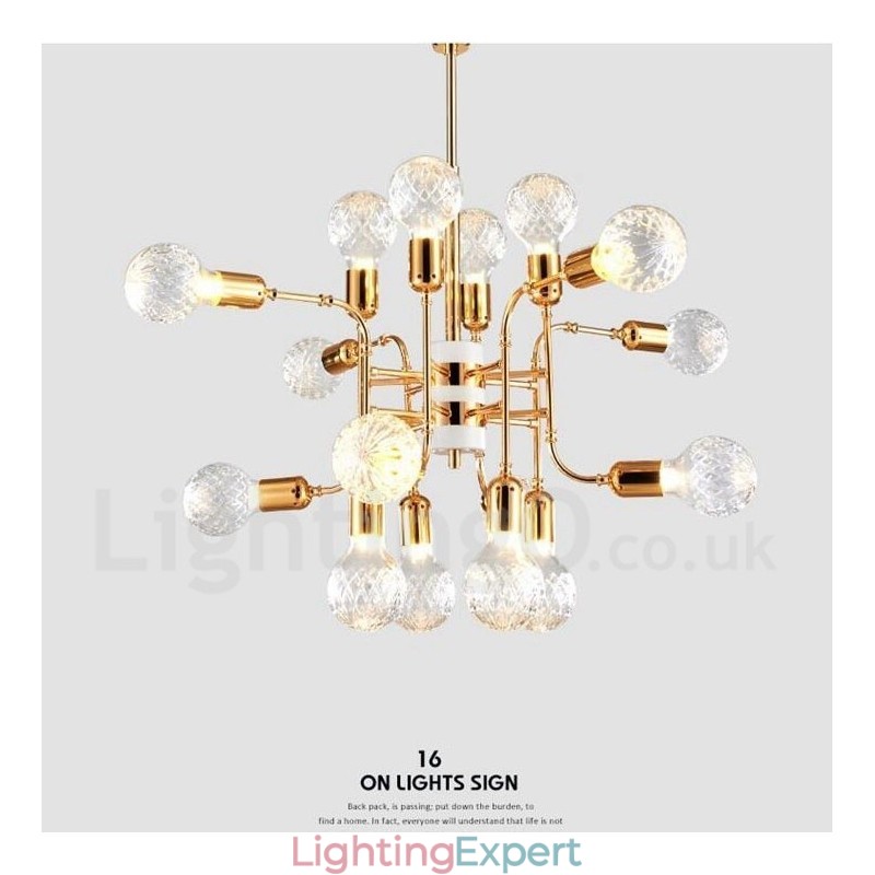 4 Tier Modern Contemporary 16 Light Chandelier Lamp Light