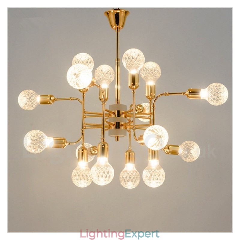 4 Tier Modern Contemporary 16 Light Chandelier Lamp Light