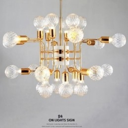 4 Tier Modern Contemporary 24 Light Chandelier Lamp Light