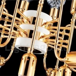 4 Tier Modern Contemporary 24 Light Chandelier Lamp Light