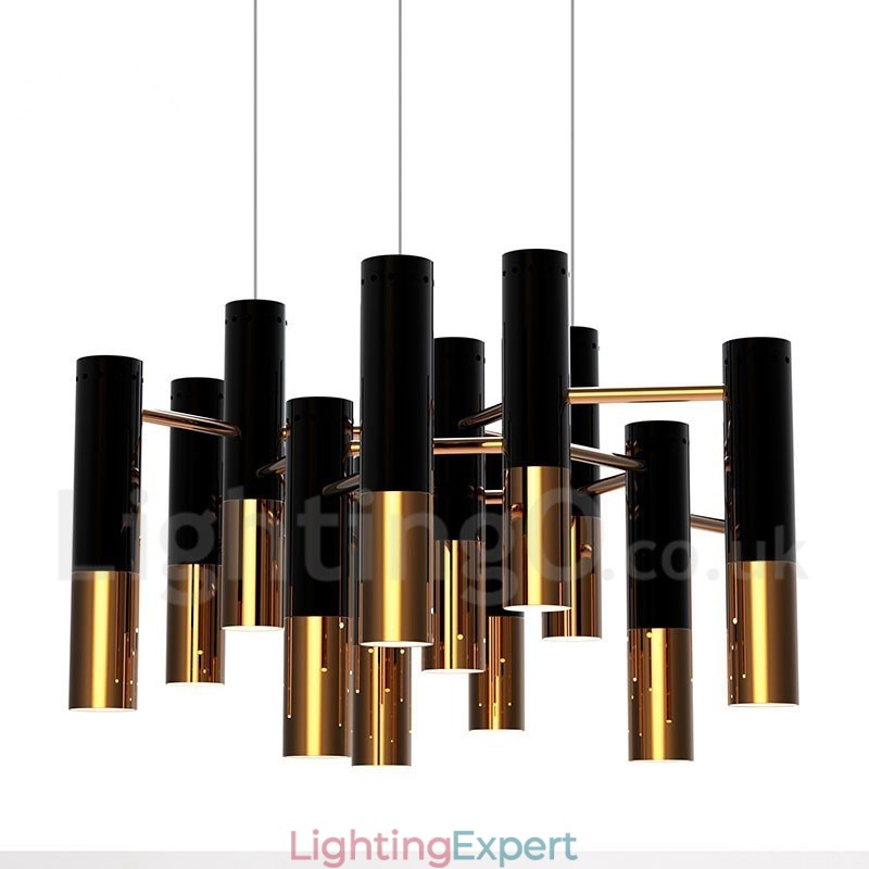 Modern Contemporary 13 Light Chandelier Single Tier Lamp Light