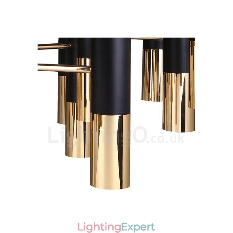 Modern Contemporary 13 Light Chandelier Single Tier Lamp Light
