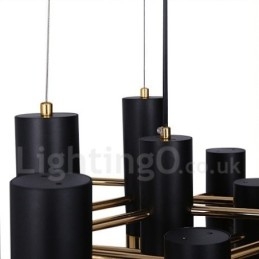 Modern Contemporary 13 Light Chandelier Single Tier Lamp Light