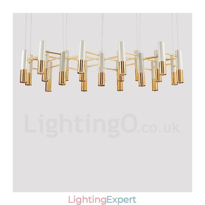 Modern Contemporary 22 Light Chandelier Single Tier Lamp Light