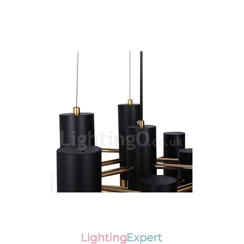 Modern Contemporary 22 Light Chandelier Single Tier Lamp Light