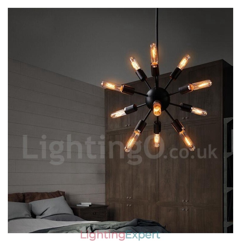 12 Light Retro Vintage Sputnik Chandelier