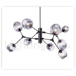 Chandelier with Glass Shade Modern Contemporary Style