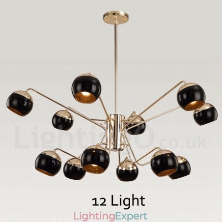 12 Light 2 Tier Modern Contemporary Metal Chandelier Lamp with Glass Shade 12 Light 2 Tier Modern Contemporary Metal Chandelier Lamp with Glass Shade
