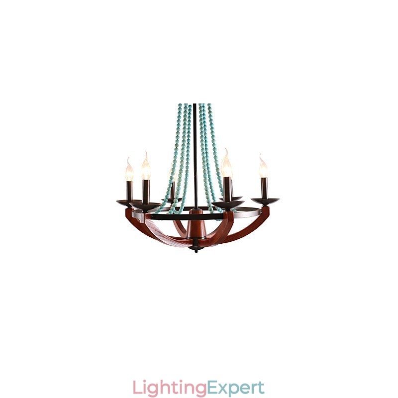 Bohemia 6 Simple European Mediterranean Head DropAmerican Country British Rural Living Lamps