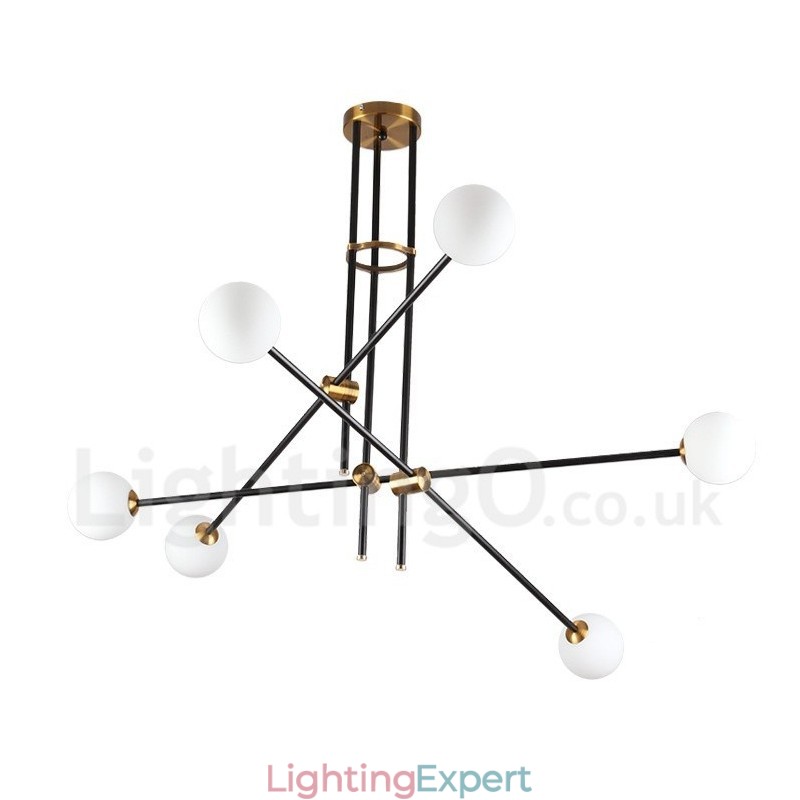 Modern Contemporary 6 Light 3 Tier Chandelier Light