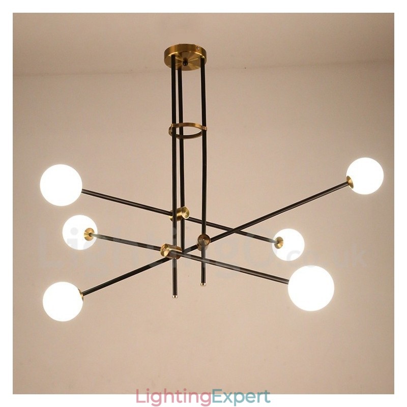 Modern Contemporary 6 Light 3 Tier Chandelier Light