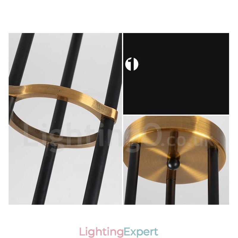 Modern Contemporary 6 Light 3 Tier Chandelier Light