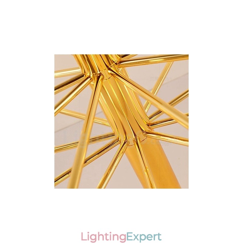 40 Light Golden 2 Tier Modern Contemporary Chandelier Light Lamp