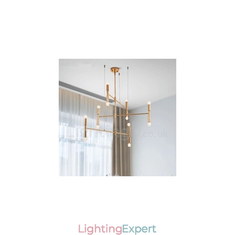 8 Light 3 Tier Modern Contemporary Chandelier Lamp Light