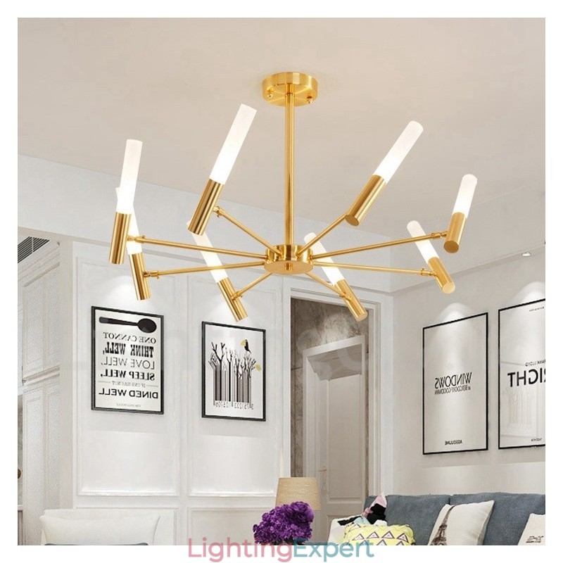 8 Light Rotatable Modern Contemporary Chandelier Light