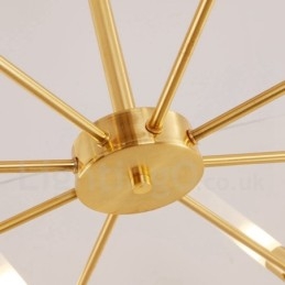 8 Light Rotatable Modern Contemporary Chandelier Light