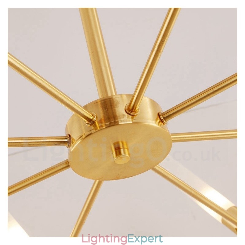8 Light Rotatable Modern Contemporary Chandelier Light