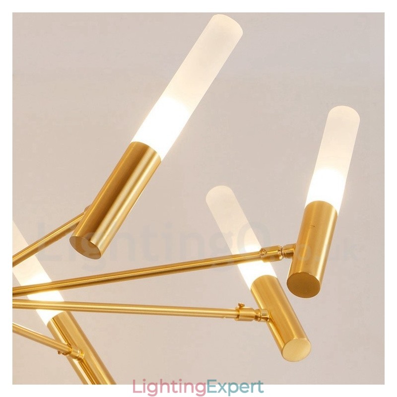 8 Light Rotatable Modern Contemporary Chandelier Light