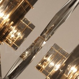 6 Light Modern Contemporary Single Tier Chandelier Light