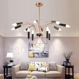 2 Tier 12 Light Modern Contemporary Chandelier Light