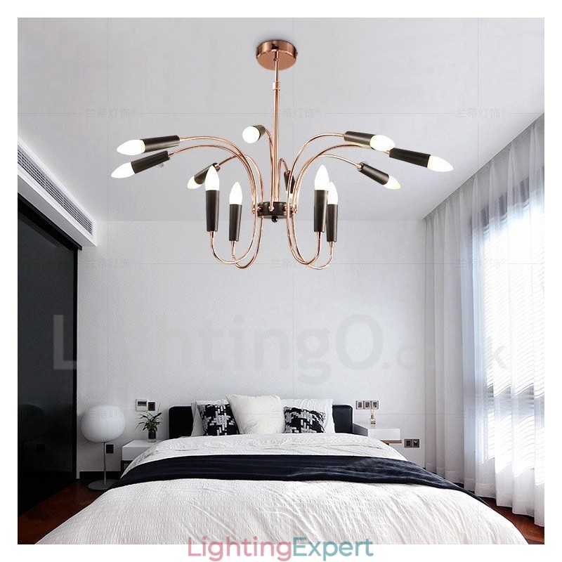 2 Tier 12 Light Modern Contemporary Chandelier Light