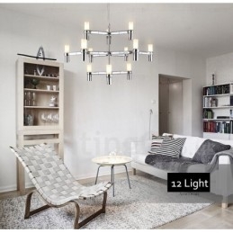 12 Light 3 Tier Modern Contemporary Chandelier Lamp Light