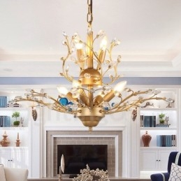 60CM Height 45CM Wide Modern Contemporary 7 Light Chandelier Lamp Light
