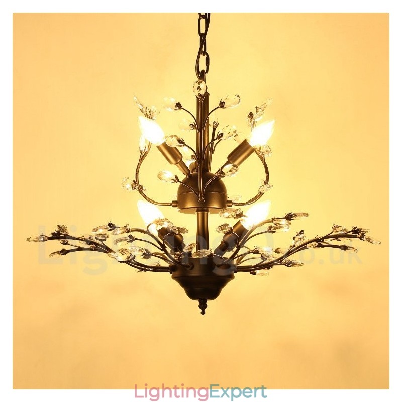 60CM Height 45CM Wide Modern Contemporary 7 Light Chandelier Lamp Light