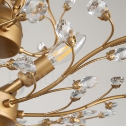 60CM Height 45CM Wide Modern Contemporary 7 Light Chandelier Lamp Light