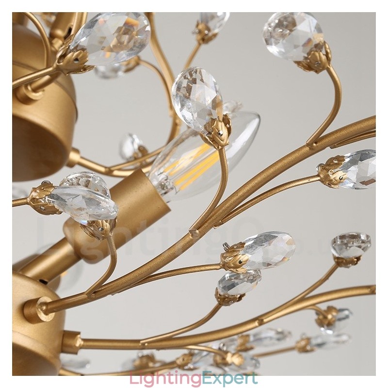 60CM Height 45CM Wide Modern Contemporary 7 Light Chandelier Lamp Light