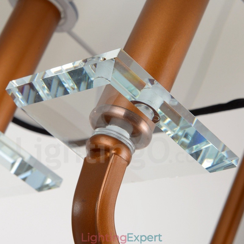 Modern Contemporary 8 Light Single Tier Chandelier Lamp Light