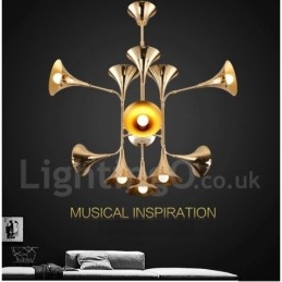 12 Light Chandelier Lamp Modern Contemporary Style Light