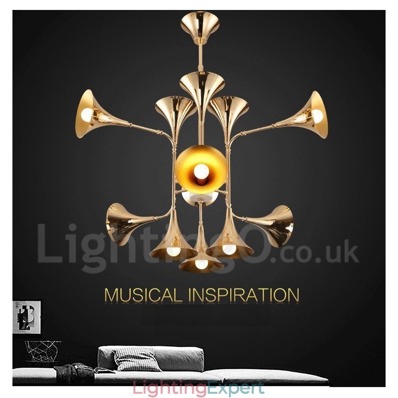 12 Light Chandelier Lamp Modern Contemporary Style Light