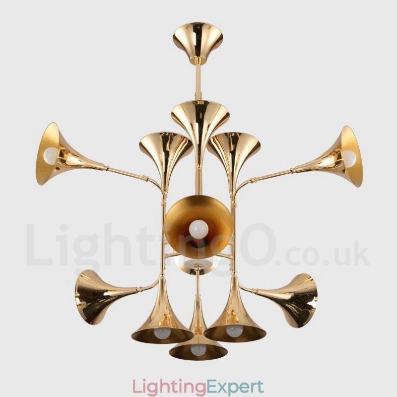 12 Light Chandelier Lamp Modern Contemporary Style Light