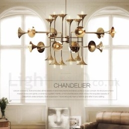 24 Light Chandelier Lamp Modern Contemporary Style Light