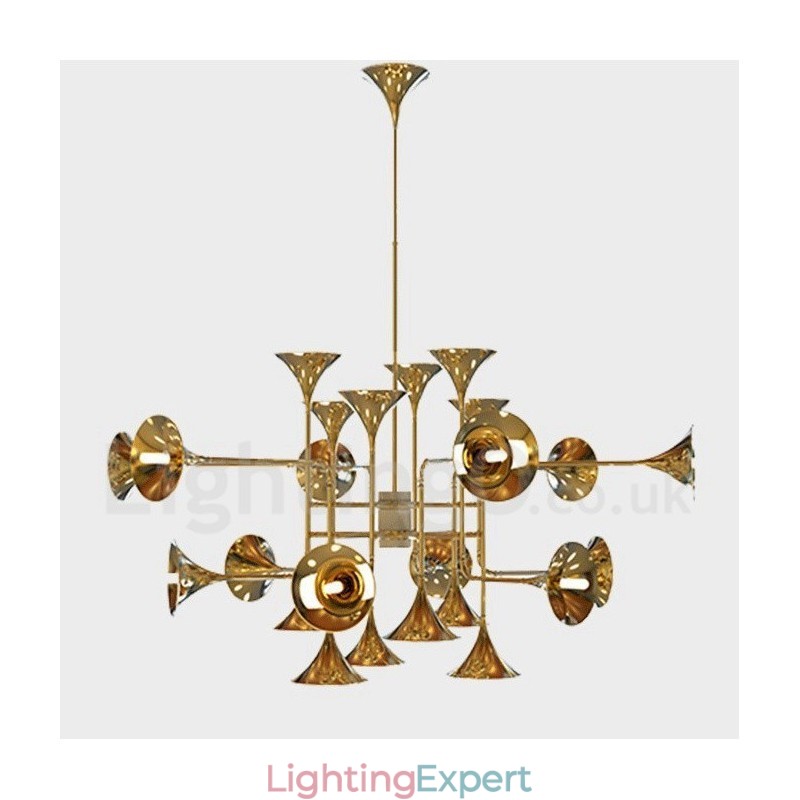 24 Light Chandelier Lamp Modern Contemporary Style Light