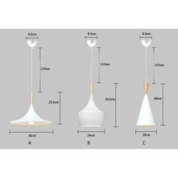 1 Light Modern Contemporary Pendant Light