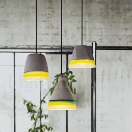 1 Light Vintage Concrte Pendant Light